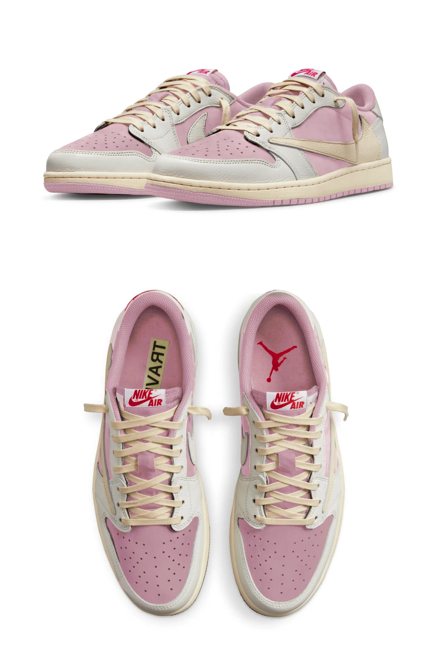 Jordan 1 Retro Low OG SP Travis Scott Shy Pink