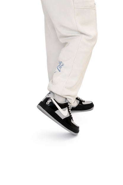 Nike Air Force 1 Low Central Cee – Noir / Blanc / Gris Fumé