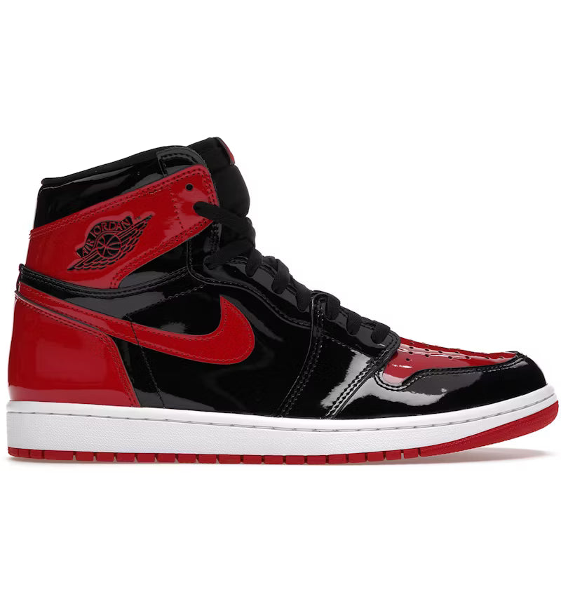 Jordan 1 haute rétro originale Patent Bred