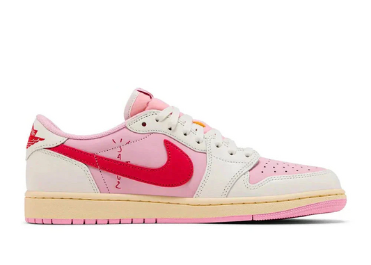 Jordan 1 Retro Low OG SP Travis Scott Sail Rose tropical