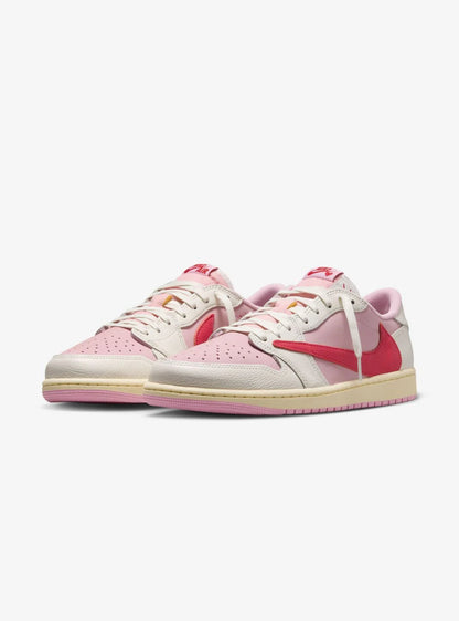 Jordan 1 Retro Low OG SP Travis Scott Sail Rose tropical