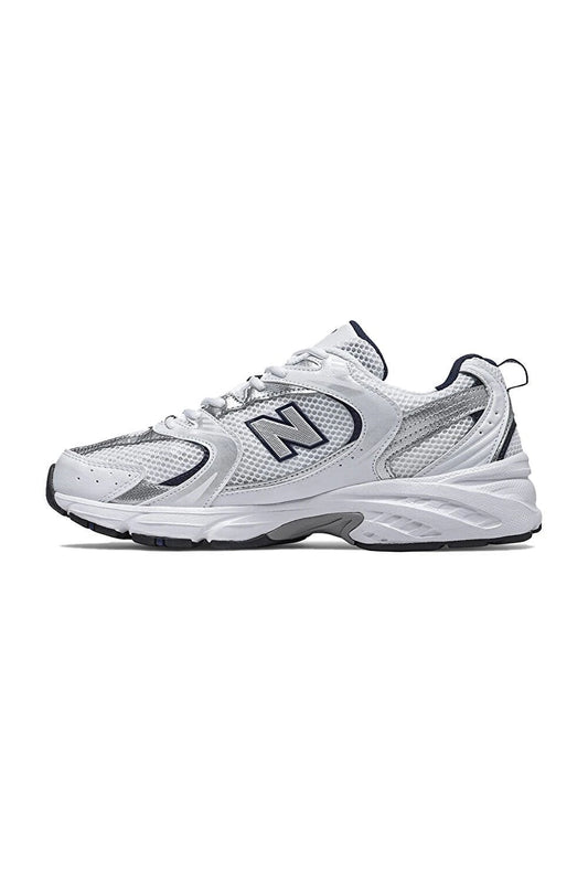 New Balance 530 coloris blanc/argent/bleu marine