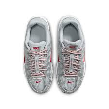 Nike P-6000 Metallic Silver Gym Red